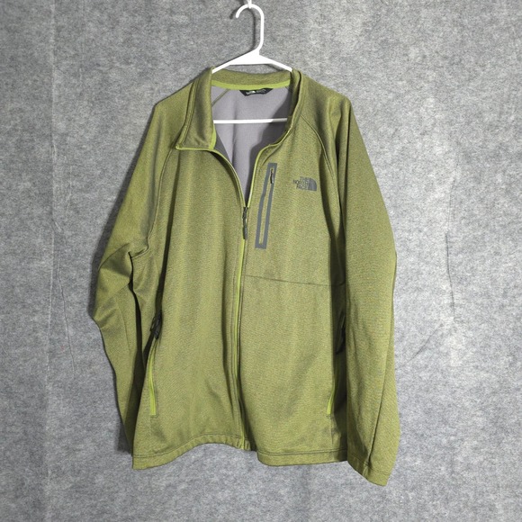 The North Face Other - The North Face Fleece Jacket Mens XXL Green Full Zip NF0A2VE4UER Mock Neck Coat